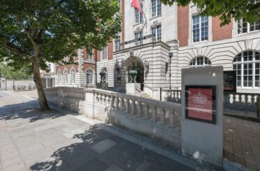 The new accessible entrance ramp at the Royal Academy of Music.