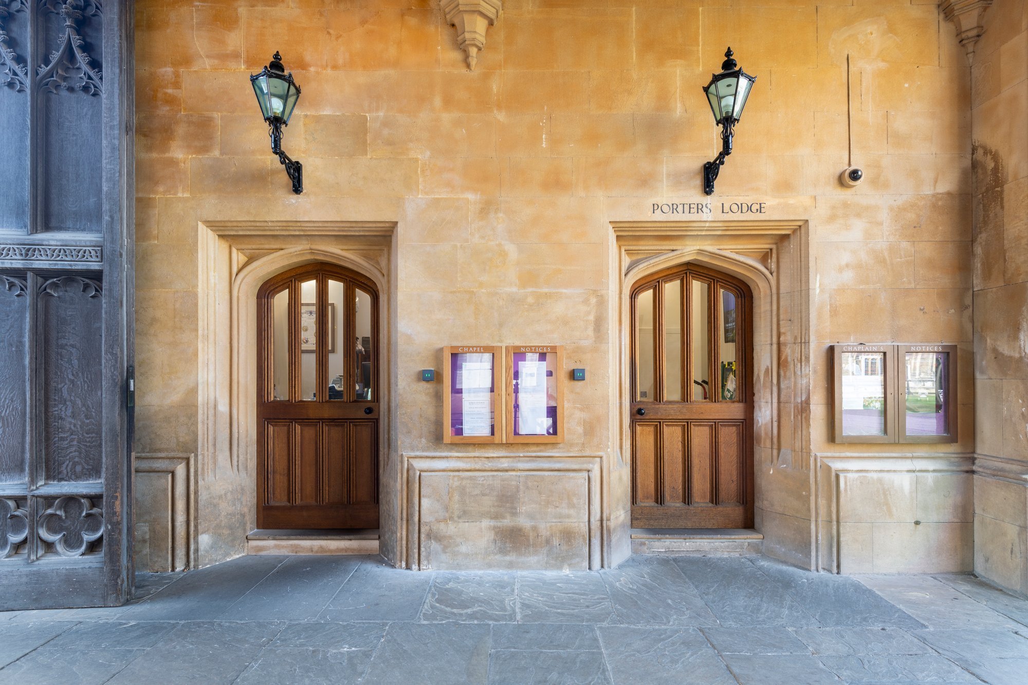 Works included the creation of a new entrance, which replaced an existing window, with new stonework installed to match the existing doorway while the existing door was refurbished.