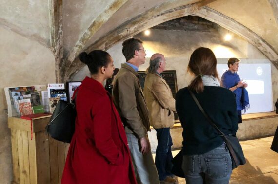 Members of Donald Insall Associates’ Bath office attended a talk and workshop on Friday at St John on the Wall— a medieval church built in to Bristol’s city walls